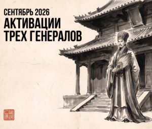 Активации Трех Генералов. Сентябрь 2026